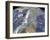 Dust Heading West Toward South America and the Gulf of Mexico.-null-Framed Photographic Print