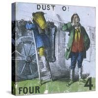 Dust O!, Cries of London, C1840-TH Jones-Stretched Canvas