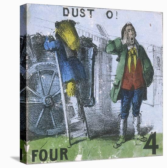 Dust O!, Cries of London, C1840-TH Jones-Stretched Canvas