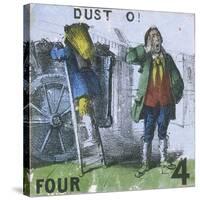 Dust O!, Cries of London, C1840-TH Jones-Stretched Canvas