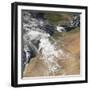 Dust Plumes Blowing Off the Moroccan Coast-Stocktrek Images-Framed Photographic Print