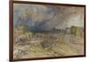 Dust Storm Coming On, Near Jaipur Rajputana, 1863-William 'Crimea' Simpson-Framed Giclee Print