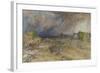 Dust Storm Coming On, Near Jaipur Rajputana, 1863-William 'Crimea' Simpson-Framed Giclee Print