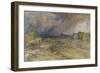 Dust Storm Coming On, Near Jaipur Rajputana, 1863-William 'Crimea' Simpson-Framed Giclee Print