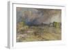 Dust Storm Coming On, Near Jaipur Rajputana, 1863-William 'Crimea' Simpson-Framed Giclee Print