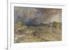 Dust Storm Coming On, Near Jaipur Rajputana, 1863-William 'Crimea' Simpson-Framed Giclee Print