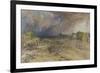 Dust Storm Coming On, Near Jaipur Rajputana, 1863-William 'Crimea' Simpson-Framed Giclee Print