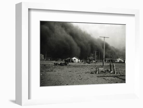 Dust Storm in Springfield-null-Framed Photographic Print