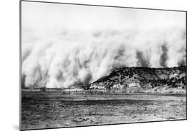 Dust Storm in Texas Panhandle-null-Mounted Photographic Print