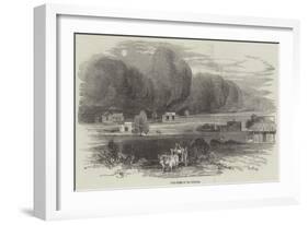 Dust-Storm in the Punjaub-null-Framed Giclee Print