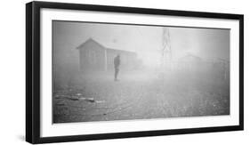 Dust storm New Mexico, 1935-Dorothea Lange-Framed Photographic Print