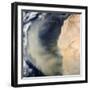 Dust Storm Over the Cape Verde Islands-PLANETOBSERVER-Framed Premium Photographic Print