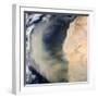 Dust Storm Over the Cape Verde Islands-PLANETOBSERVER-Framed Premium Photographic Print