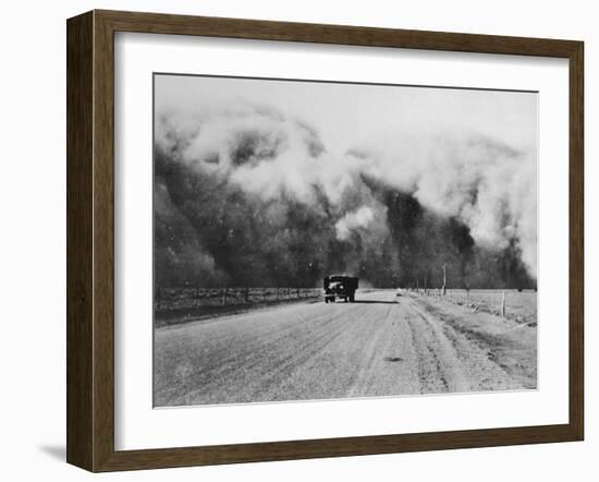 Dust Storm-null-Framed Photographic Print