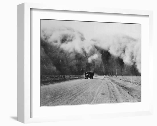 Dust Storm-null-Framed Photographic Print