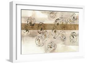 Dusted Gold Panel IV-Chris Paschke-Framed Premium Giclee Print