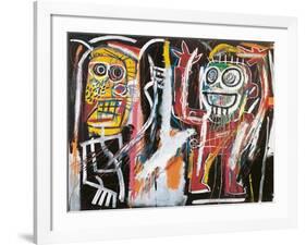 Dustheads, 1982-Jean-Michel Basquiat-Framed Giclee Print