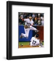 Dustin Pedroia 2011 Action-null-Framed Photographic Print