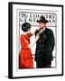 "Dusting Off Grandfather's Uniform," Country Gentleman Cover, May 26, 1923-J.F. Kernan-Framed Giclee Print