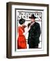 "Dusting Off Grandfather's Uniform," Country Gentleman Cover, May 26, 1923-J.F. Kernan-Framed Giclee Print