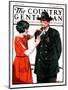 "Dusting Off Grandfather's Uniform," Country Gentleman Cover, May 26, 1923-J.F. Kernan-Mounted Giclee Print