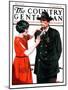 "Dusting Off Grandfather's Uniform," Country Gentleman Cover, May 26, 1923-J.F. Kernan-Mounted Giclee Print