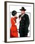 "Dusting Off Grandfather's Uniform,"May 26, 1923-J.F. Kernan-Framed Giclee Print