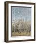 Dusty Blue Birches I-Tim OToole-Framed Art Print