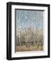 Dusty Blue Birches I-Tim OToole-Framed Art Print