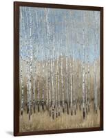 Dusty Blue Birches I-Tim OToole-Framed Art Print