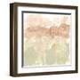 Dusty Blush & Olive II-null-Framed Art Print