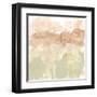 Dusty Blush & Olive II-null-Framed Art Print