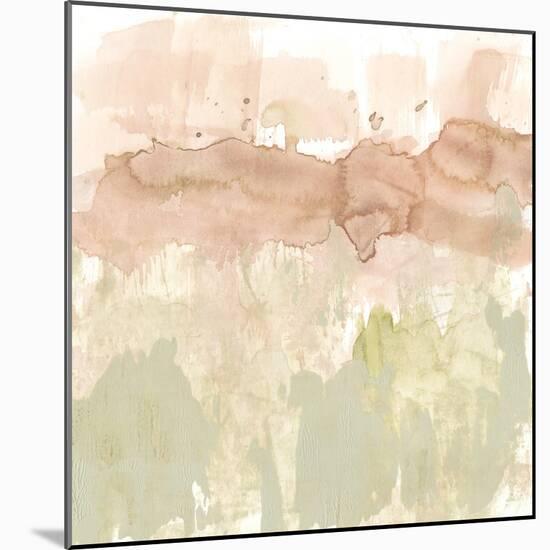 Dusty Blush & Olive II-null-Mounted Art Print