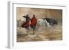 Dusty Cattle Drive-Trevor V. Swanson-Framed Giclee Print