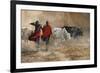 Dusty Cattle Drive-Trevor V. Swanson-Framed Giclee Print