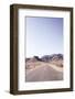 Dusty Desert Dreams Road-Nathan Larson-Framed Photographic Print