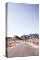 Dusty Desert Dreams Road-Nathan Larson-Stretched Canvas