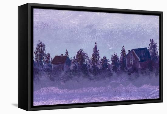 Dusty Farm Dawn-Valery Rybakow-Framed Stretched Canvas