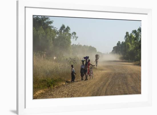 Dusty Road, Mount Mulanje, Malawi, Africa-Michael Runkel-Framed Photographic Print