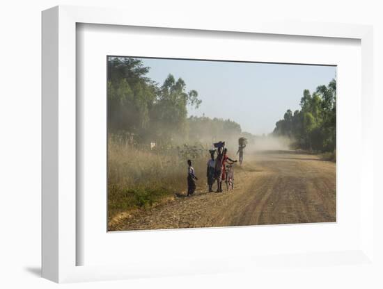 Dusty Road, Mount Mulanje, Malawi, Africa-Michael Runkel-Framed Photographic Print