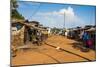 Dusty Village on the Nile Near Jinja, Uganda, East Africa, Africa-Michael-Mounted Photographic Print