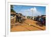 Dusty Village on the Nile Near Jinja, Uganda, East Africa, Africa-Michael-Framed Photographic Print