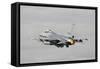 Dutch Air Force F-16Am Taking Off with Full Afterburner-Stocktrek Images-Framed Stretched Canvas