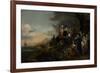 Dutch Ambassador on His Way to Isfahan-Jan Baptist Weenix-Framed Art Print