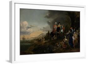 Dutch Ambassador on His Way to Isfahan-Jan Baptist Weenix-Framed Art Print