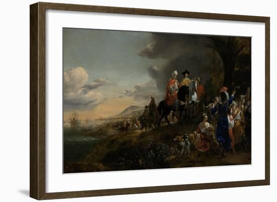 Dutch Ambassador on His Way to Isfahan-Jan Baptist Weenix-Framed Art Print