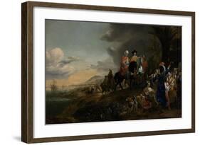 Dutch Ambassador on His Way to Isfahan-Jan Baptist Weenix-Framed Art Print