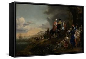 Dutch Ambassador on His Way to Isfahan-Jan Baptist Weenix-Framed Stretched Canvas