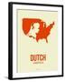 Dutch America Poster 1-NaxArt-Framed Art Print