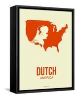 Dutch America Poster 1-NaxArt-Framed Stretched Canvas